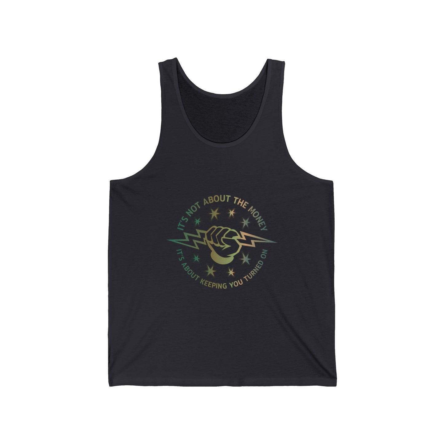 Lineman Tank - Its Not About The Money-copper patina