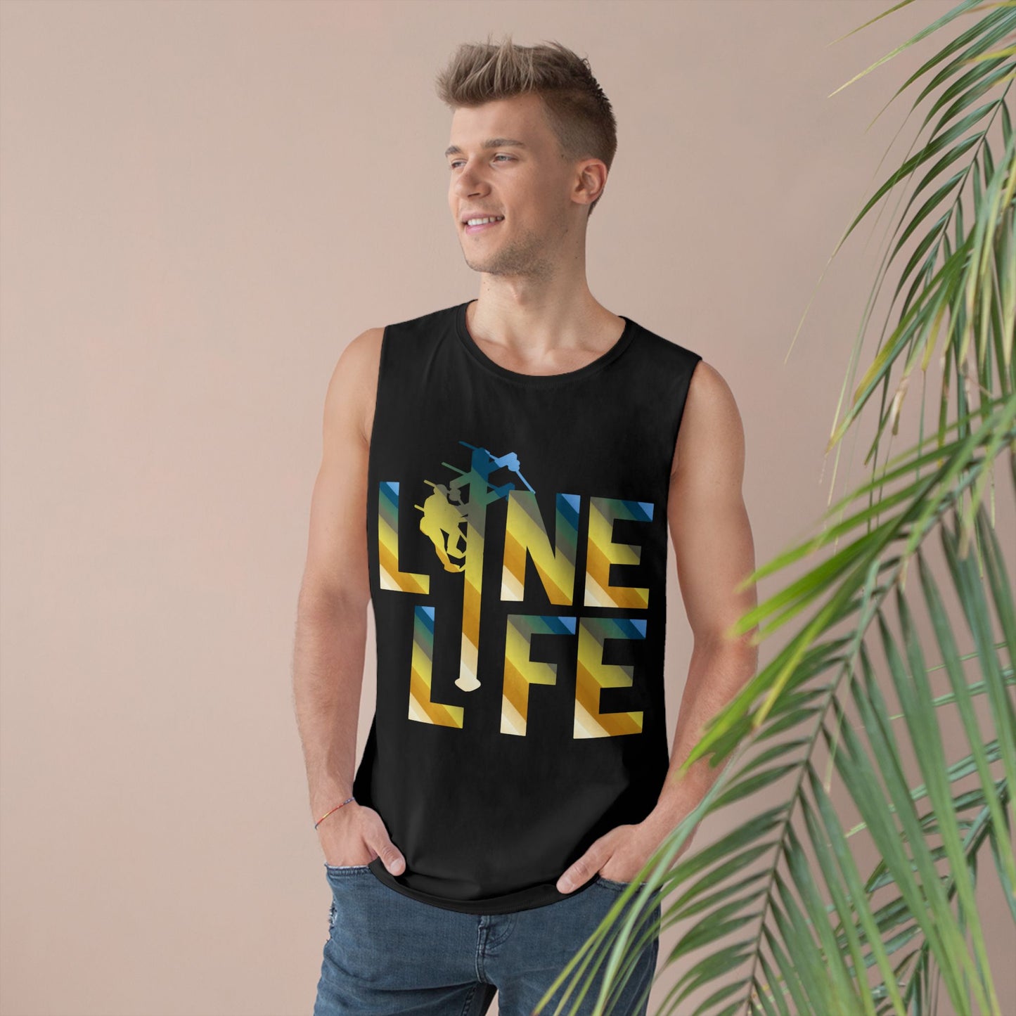 Lineman Tank - lineman-life colored chrome