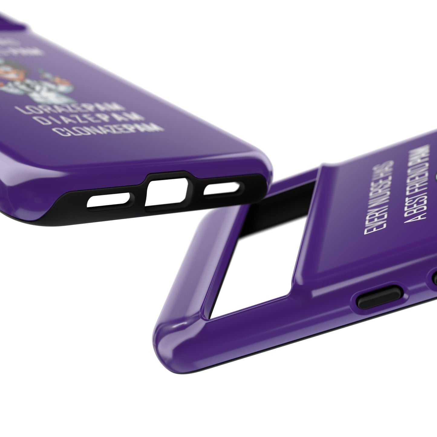 Nurse Google Pixel Tough Case - Every Nurse Has a Friend Named PAM Design (5) - Dark Purple