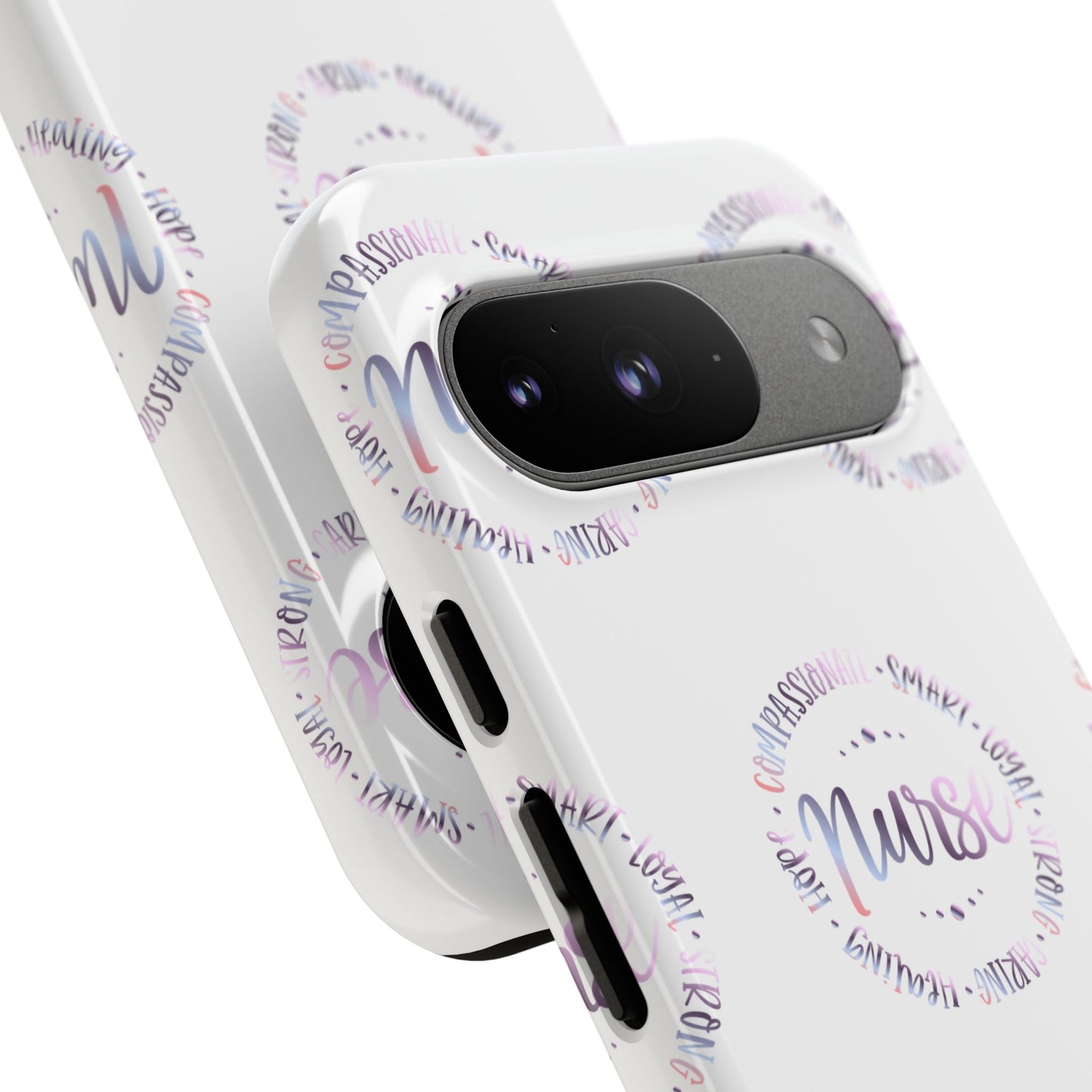 Google Pixel Tough Case - Nurse Circle  - White
