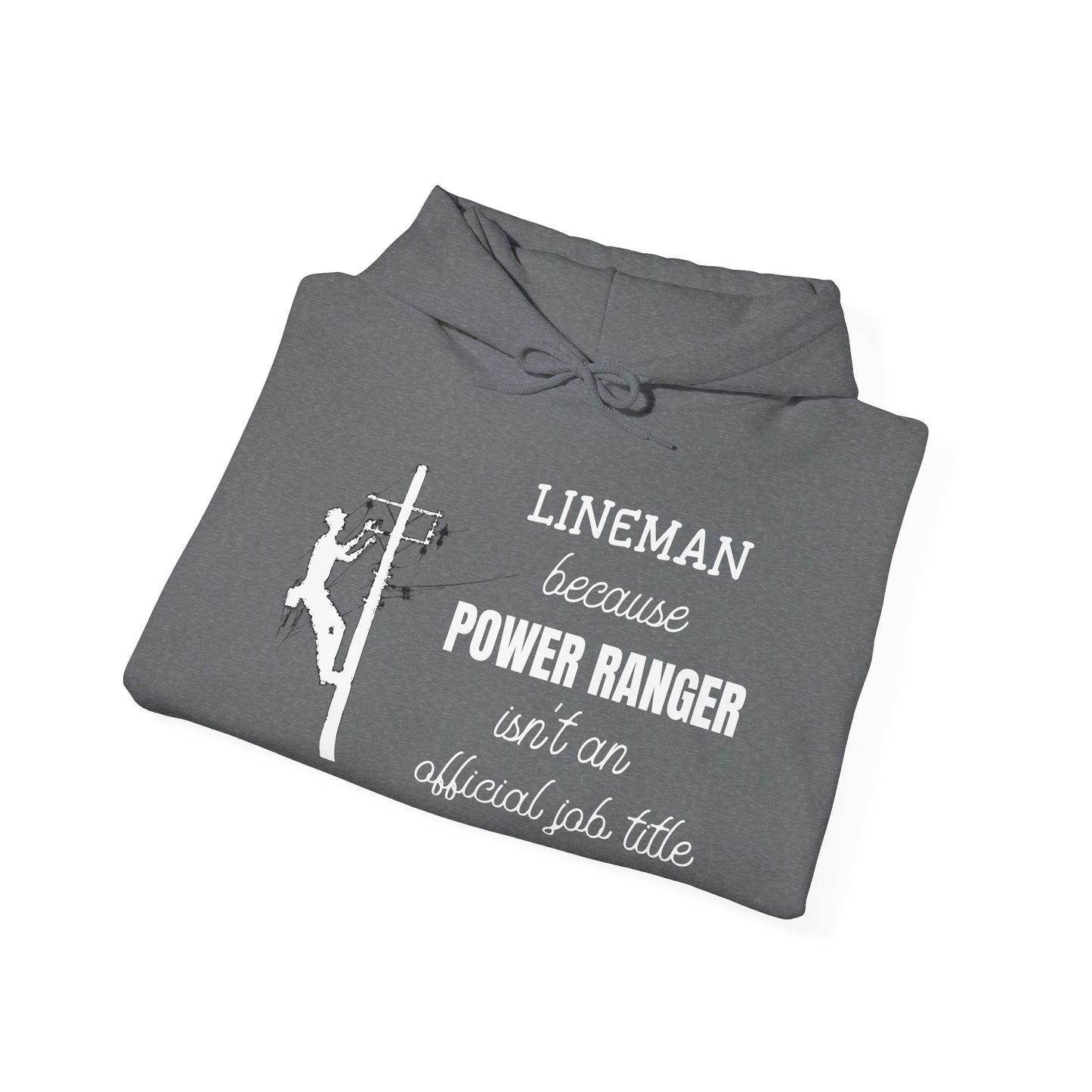 Gildan Hoodie - Power Ranger Isn't an Official Job Title (male)