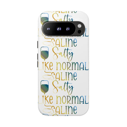 Google Pixel Tough Case - Salty Saline Like Normal Saline - White