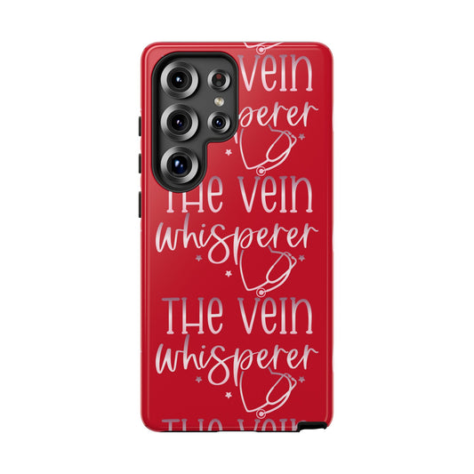 Samsung Galaxy Tough Case - The Vein Whisperer - Dark Red