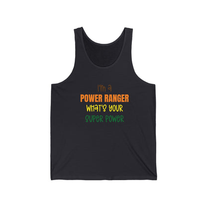 Lineman Tank - power ranger super power color