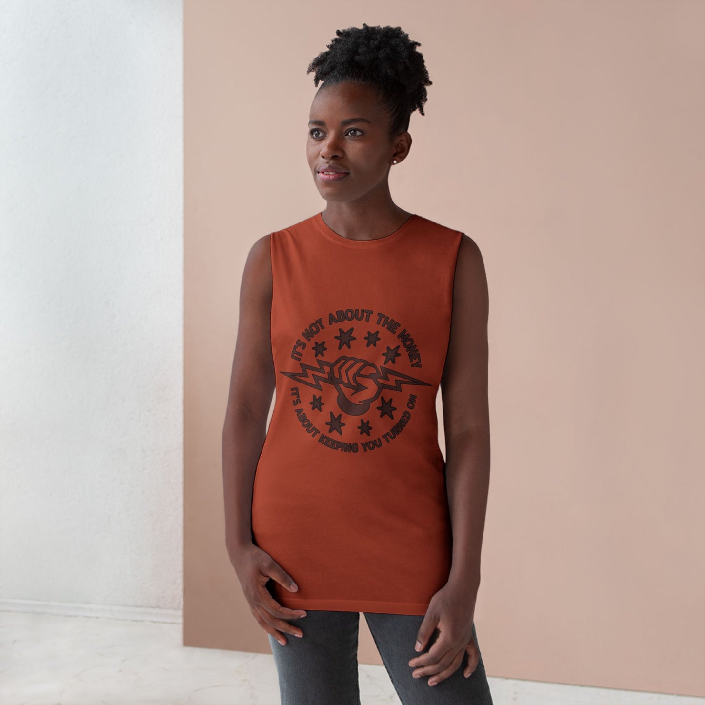 Lineman Tank - Its Not About The Money-sky 24