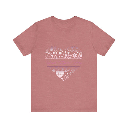 Monogram Heart rose gold
