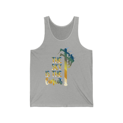 Lineman T-shirt - the-sky-is-the-limit-lineman colored chrome