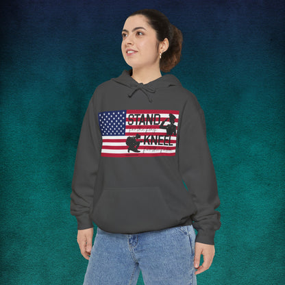 Comfort Colors Stand for the Flag, Kneel for the Fallen Hoodie (female)