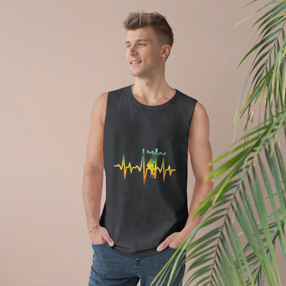 Lineman Tank - Lineman Heartbeat - gradient